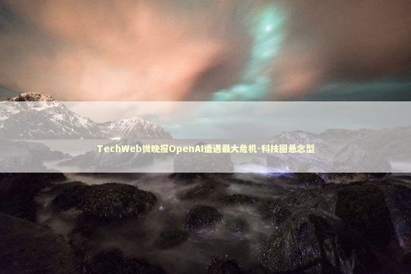 TechWeb微晚报OpenAI遭遇最大危机-科技圈悬念型 新闻