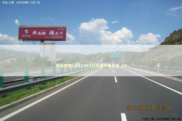 皖天转债(sh113631)引发市场关注_12 新闻